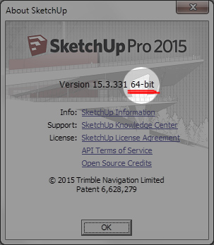 SketchUp Versie 64bits